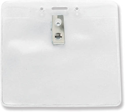 Horizontal Name Badge Size Holder with Clip - 1815-1405, Qty = 100