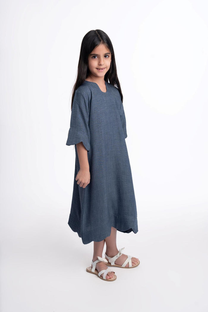 Huda Linen Kaftan Kids