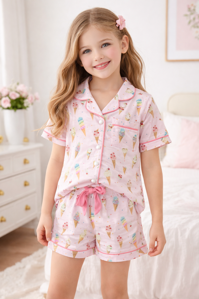 Ice Cream Jersey PJ Set
