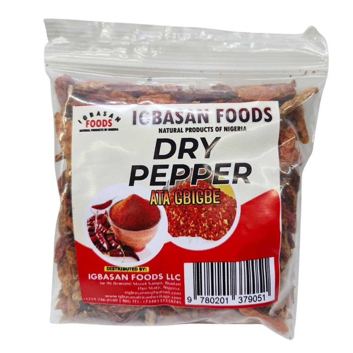 Igbasan Foods Dry Pepper (Ata gbigbe) - Yado African & Caribbean Market