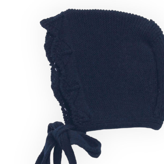 Ignacio Navy Blue Knitted Bonnet