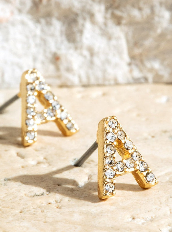 Initial Reaction Single Stud Earring
