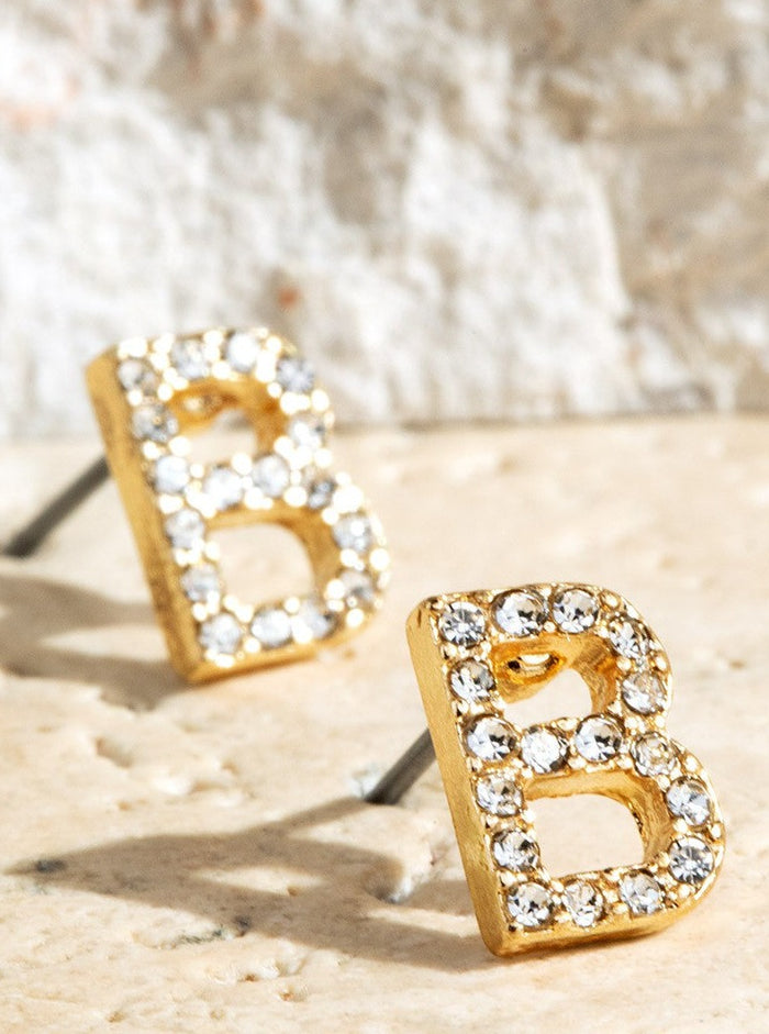 Initial Reaction Single Stud Earring