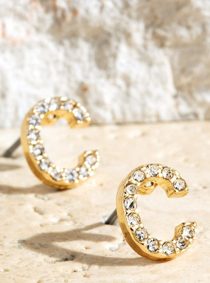 Initial Reaction Single Stud Earring