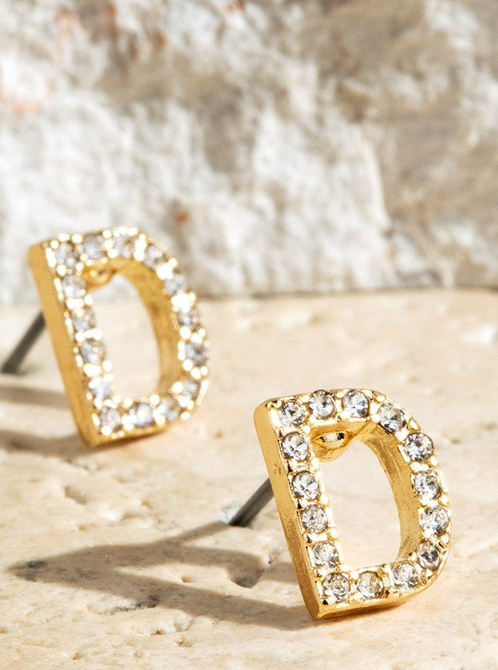 Initial Reaction Single Stud Earring