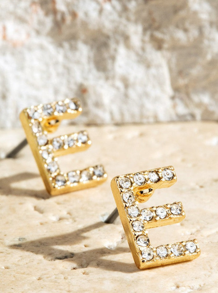 Initial Reaction Single Stud Earring