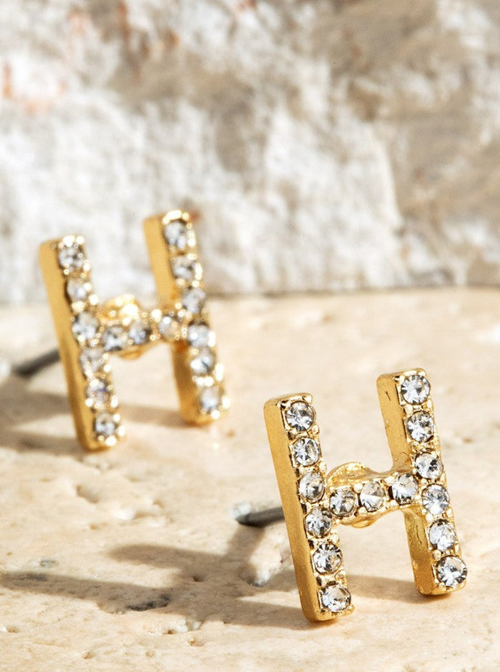 Initial Reaction Single Stud Earring