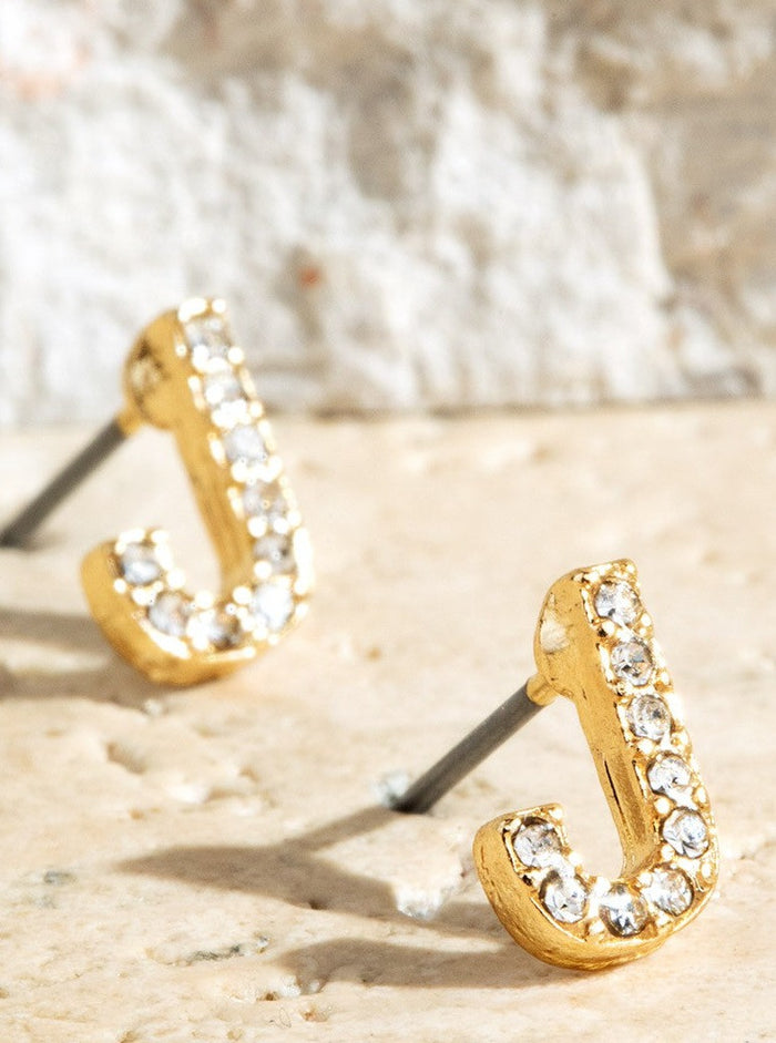 Initial Reaction Single Stud Earring