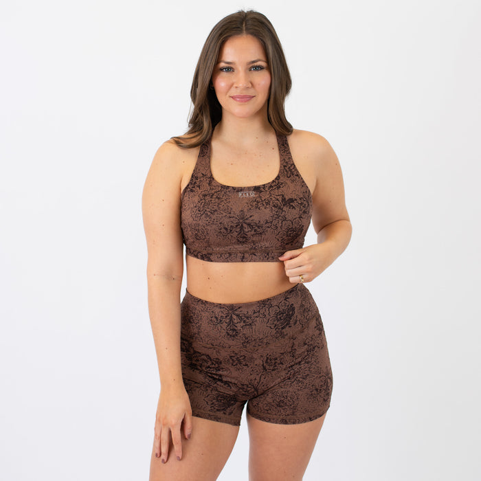 Cocoa Lace - Isla Scoop Neck Sports Bra