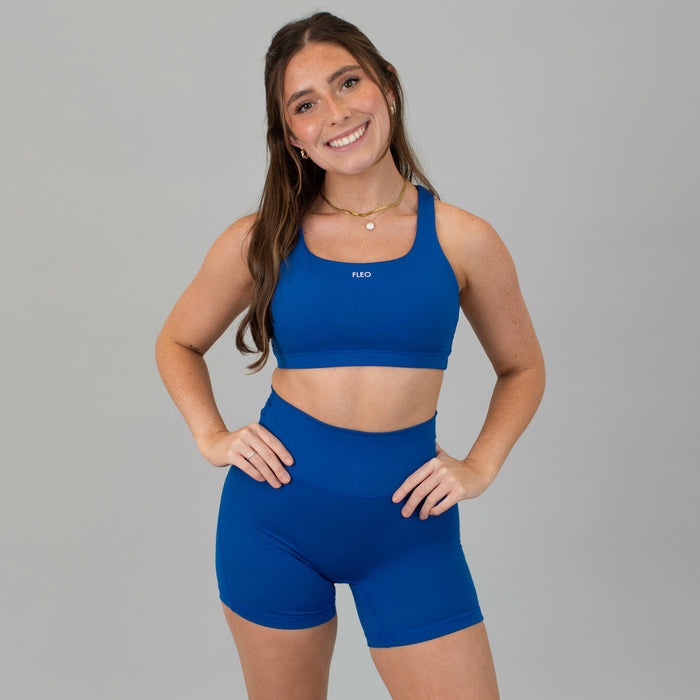 Cobalt Isla Sports Bra - Medium Support by FLEO - 1