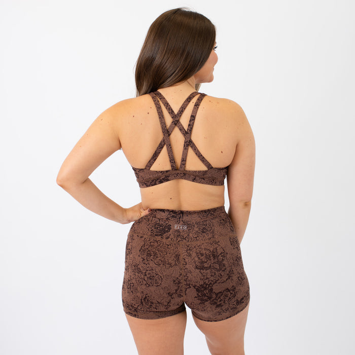 Cocoa Lace - Isla Scoop Neck Sports Bra