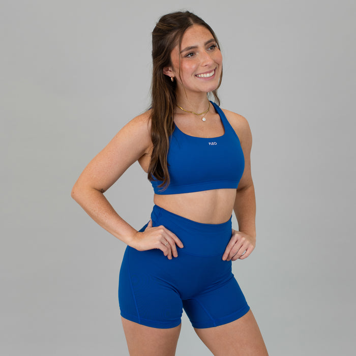 Cobalt Isla Sports Bra - Medium Support by FLEO - 3