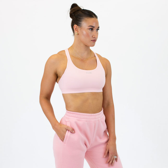 Strawberry Cream Sports Bra - Isla Scoop Neck -4