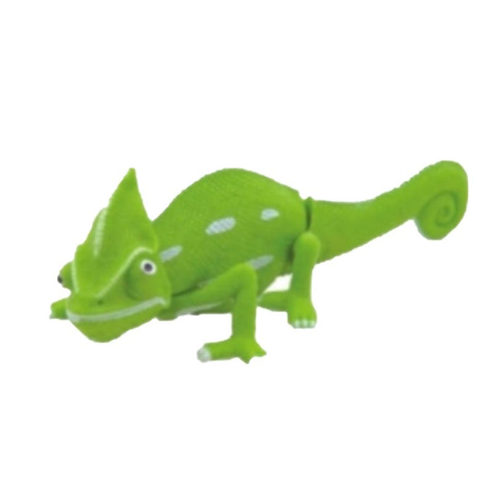 Japan Veiled chameleon Lizard PVC mini action figure figurine Model with joints A