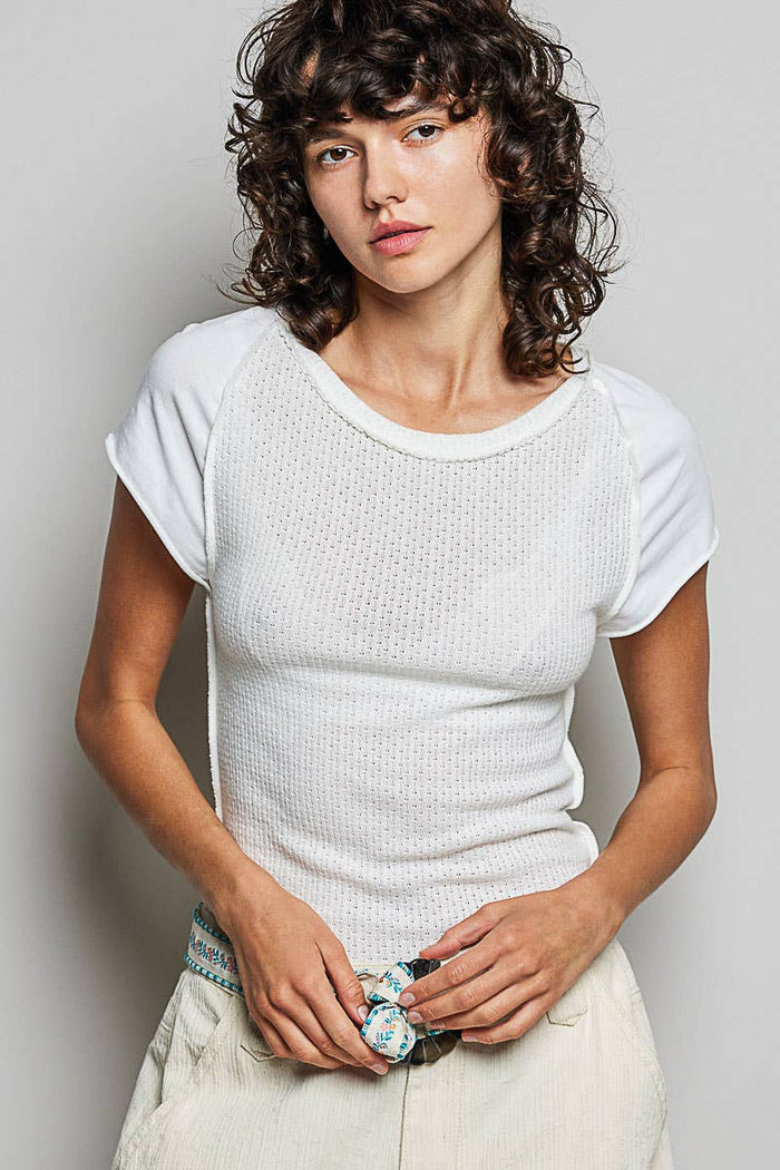 Jenny Textured Top