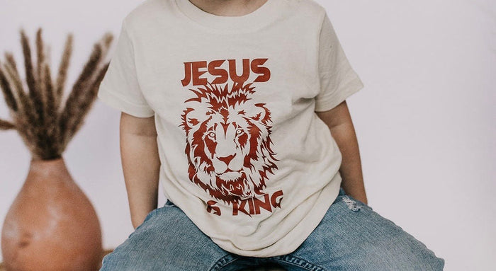 Jesus Is King Kids Graphic Tee
