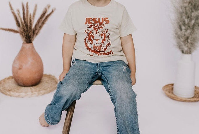 Jesus Is King Kids Graphic Tee