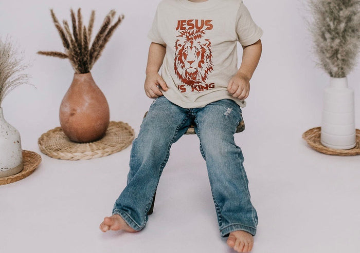 Jesus Is King Kids Graphic Tee