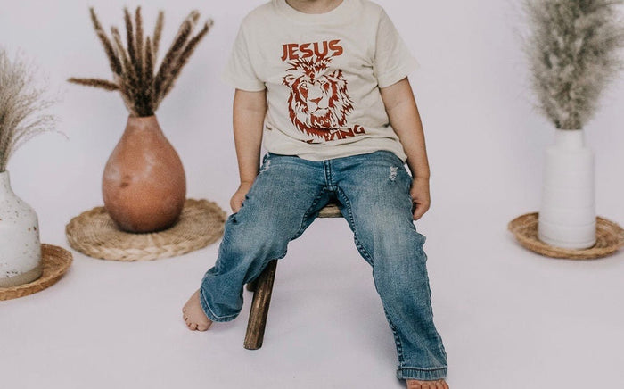 Jesus Is King Kids Graphic Tee