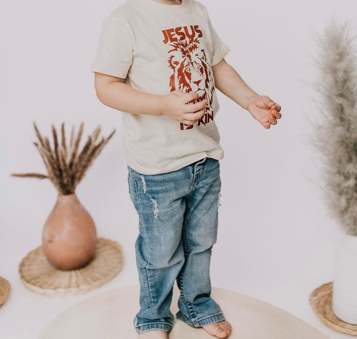 Jesus Is King Kids Graphic Tee