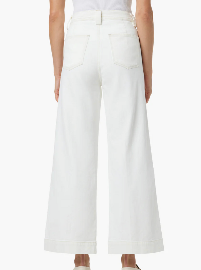 Joe's Jeans The Avery High Rise Wide Leg Ankle in Milk
