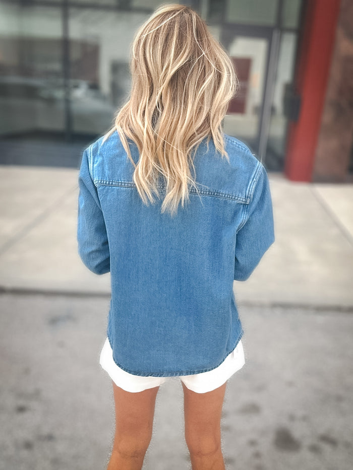 Joes Jeans The Easy Denim Popover Shirt