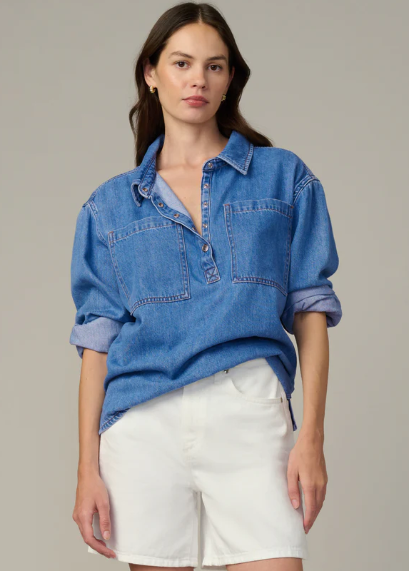 Joes Jeans The Easy Denim Popover Shirt