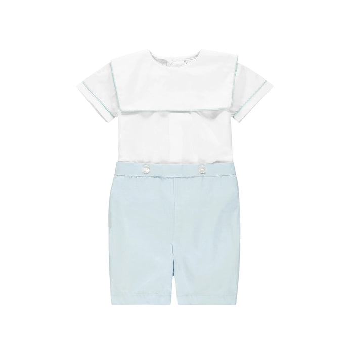 John Boy Embroidered/Monogram 2-Pc Set