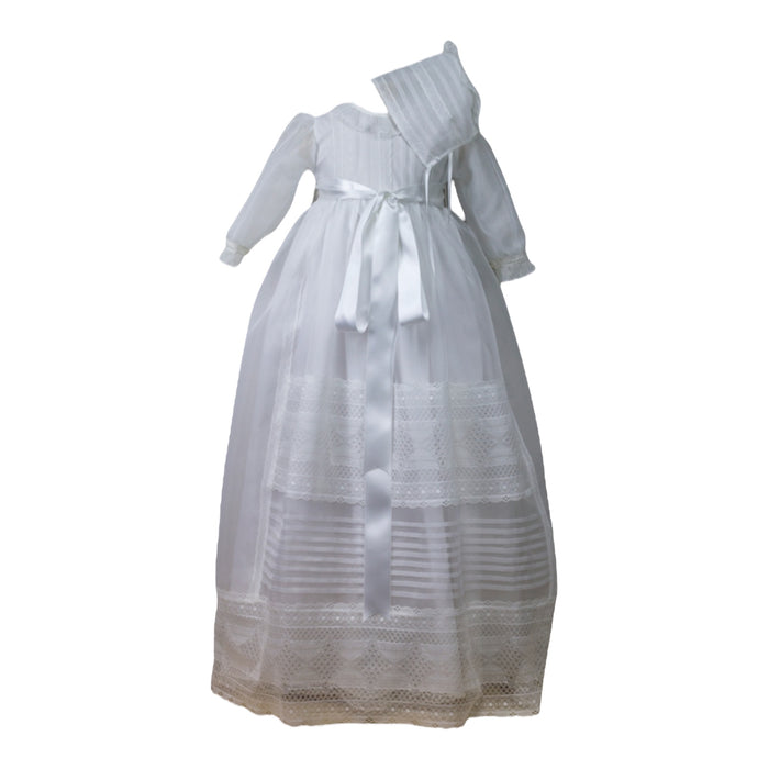 Kaia Off-White Lace 2-piece Gown