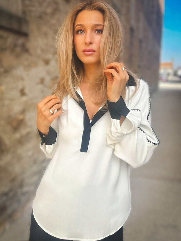 Karen Kane Classic Touch Blouse