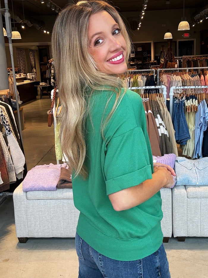 Karen Kane Clean Cut Top