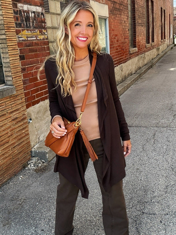 Karen Kane Draped & Dreamy Cardigan