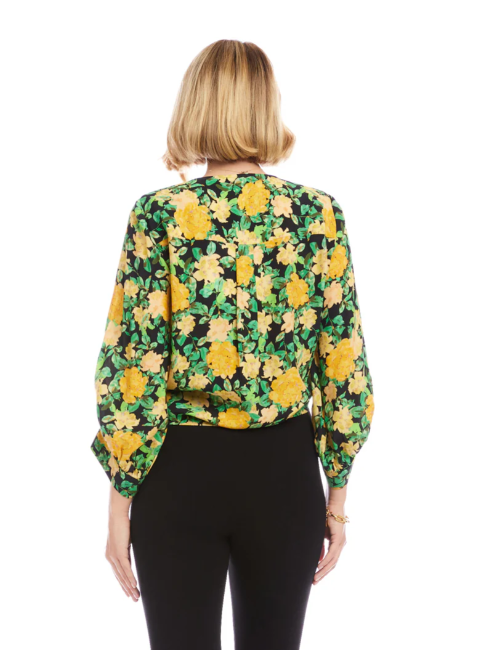 Karen Kane Petals + Poise Blouse