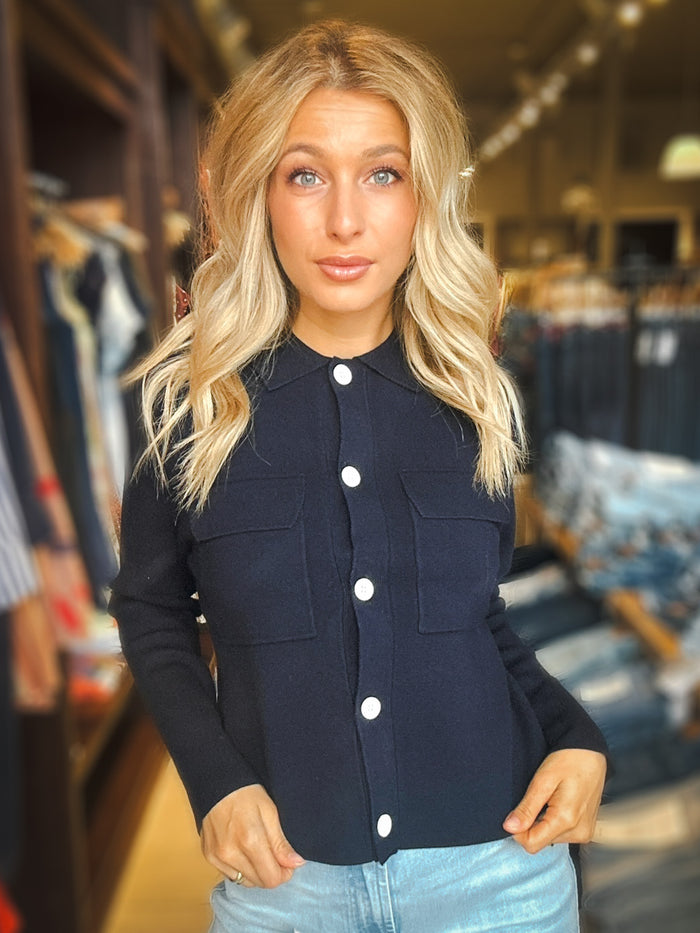 Karen Kane Polished Vibe Sweater Jacket