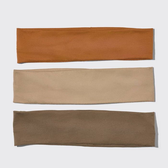 Kitsch Recycled Fabric Active Headbands 3pc Set- Sedona