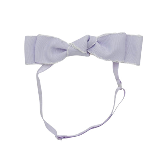 Knotted Blair Bow Lilac Moonstitch Headband Wrap