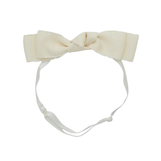 Knotted Blair Ivory Moonstitch Headband Wrap