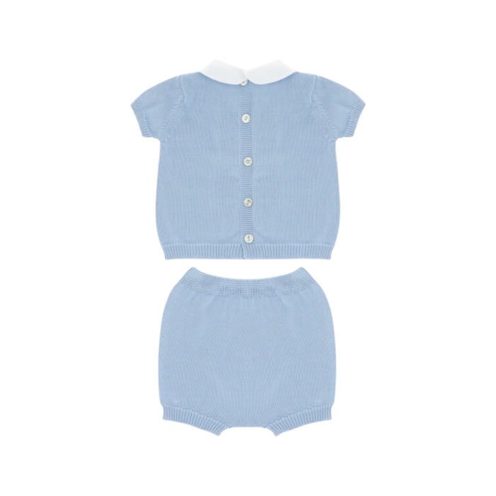 Kyle Boy Blue Knitted 2-Piece Set