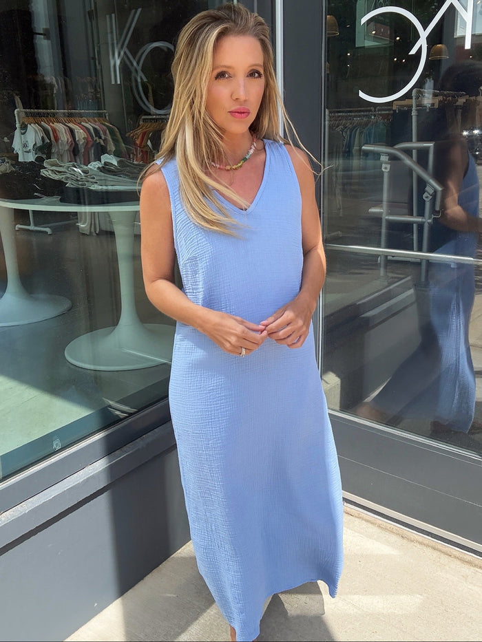 LA Made Wynn Gauze Maxi Dress