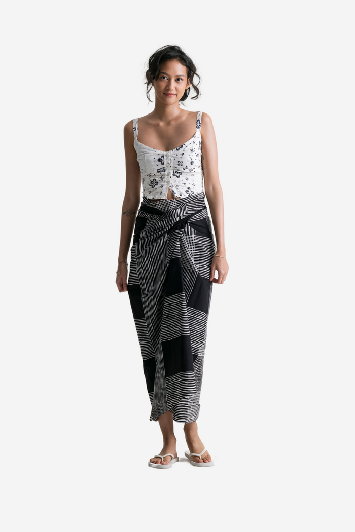"Lapis" - Wrap Skirt