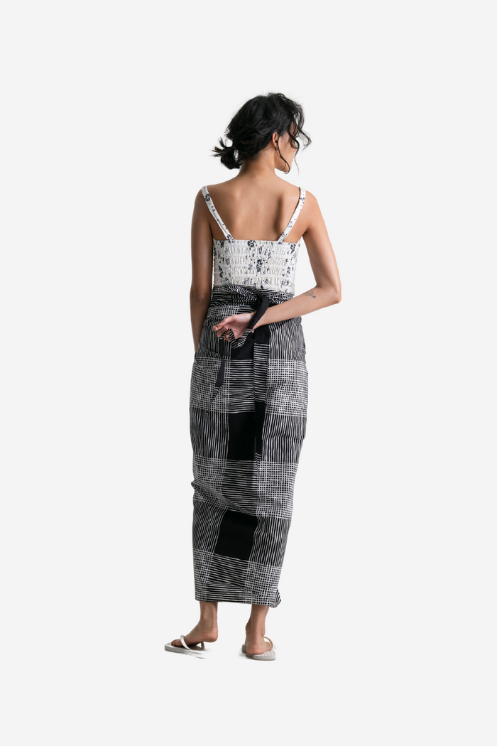 "Lapis" - Wrap Skirt
