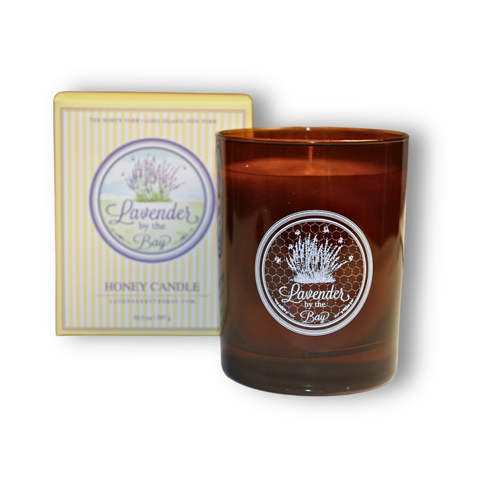Large Scented Candles - Honey & Lavender