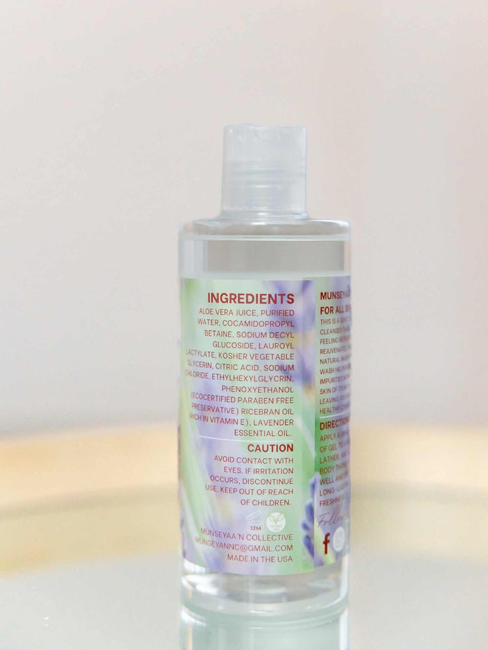 Lavender Shower Gel MunSeyaa'n Collective