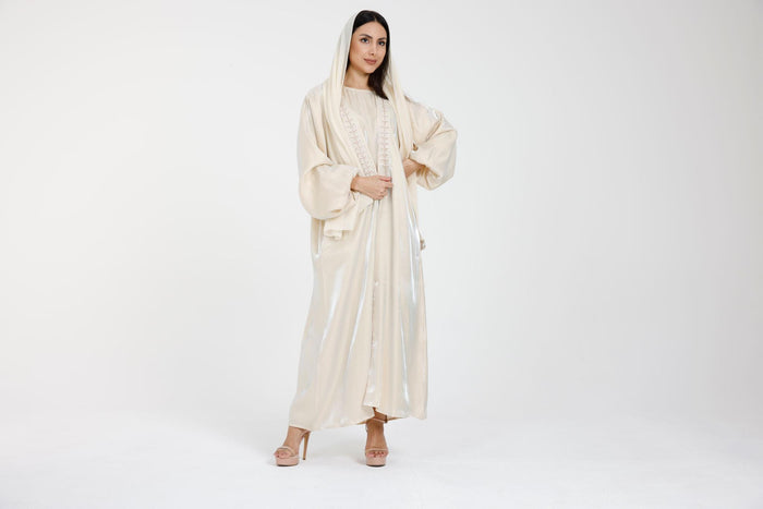 Layan Abaya Cream - Women