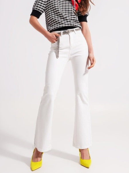Let Loose High Rise Flare Denim