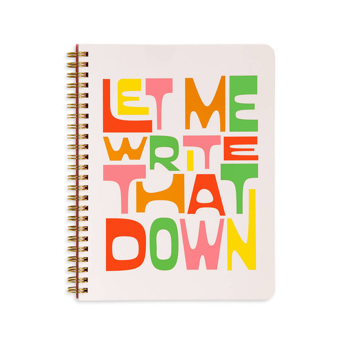 Let Me Write That Down Mini Notebook