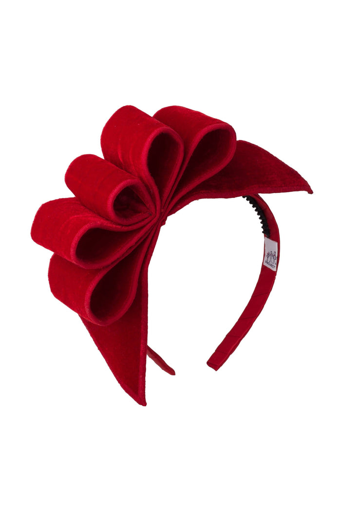 Loop Headband - Velvet Red