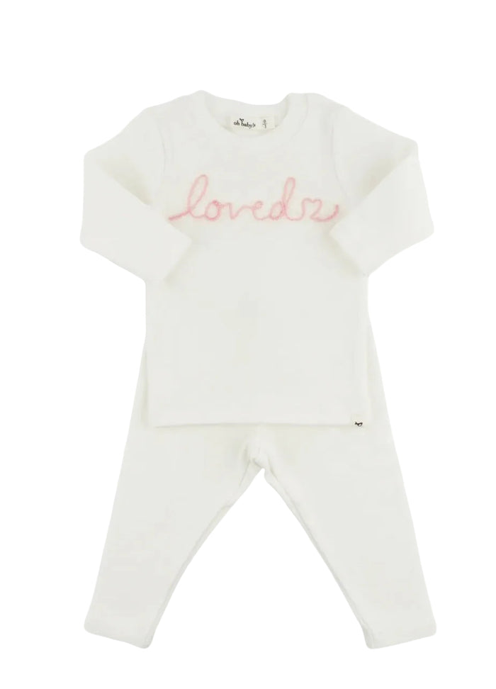Loved Pink 2 Piece Lounge Set