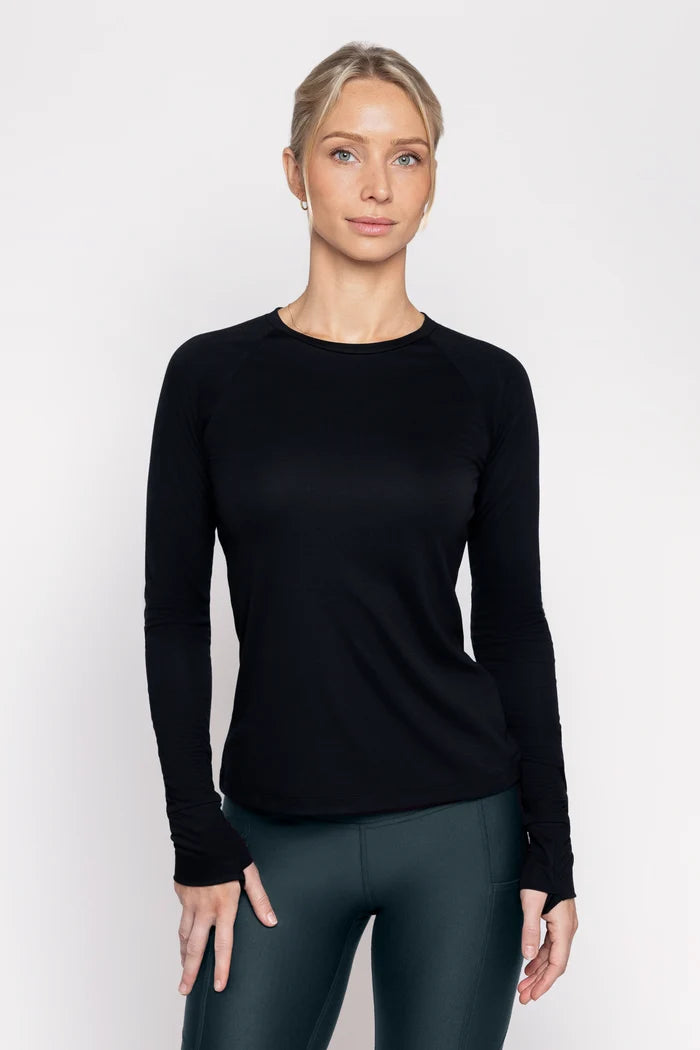 LUX Long-Sleeve Tencel Top