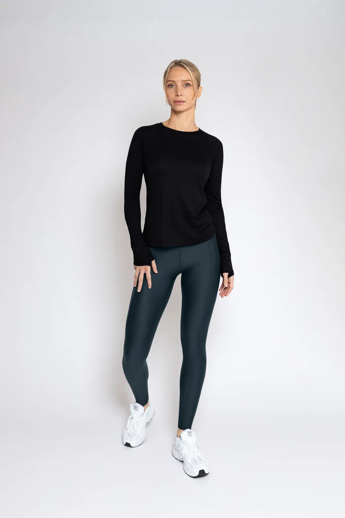 LUX Long-Sleeve Tencel Top